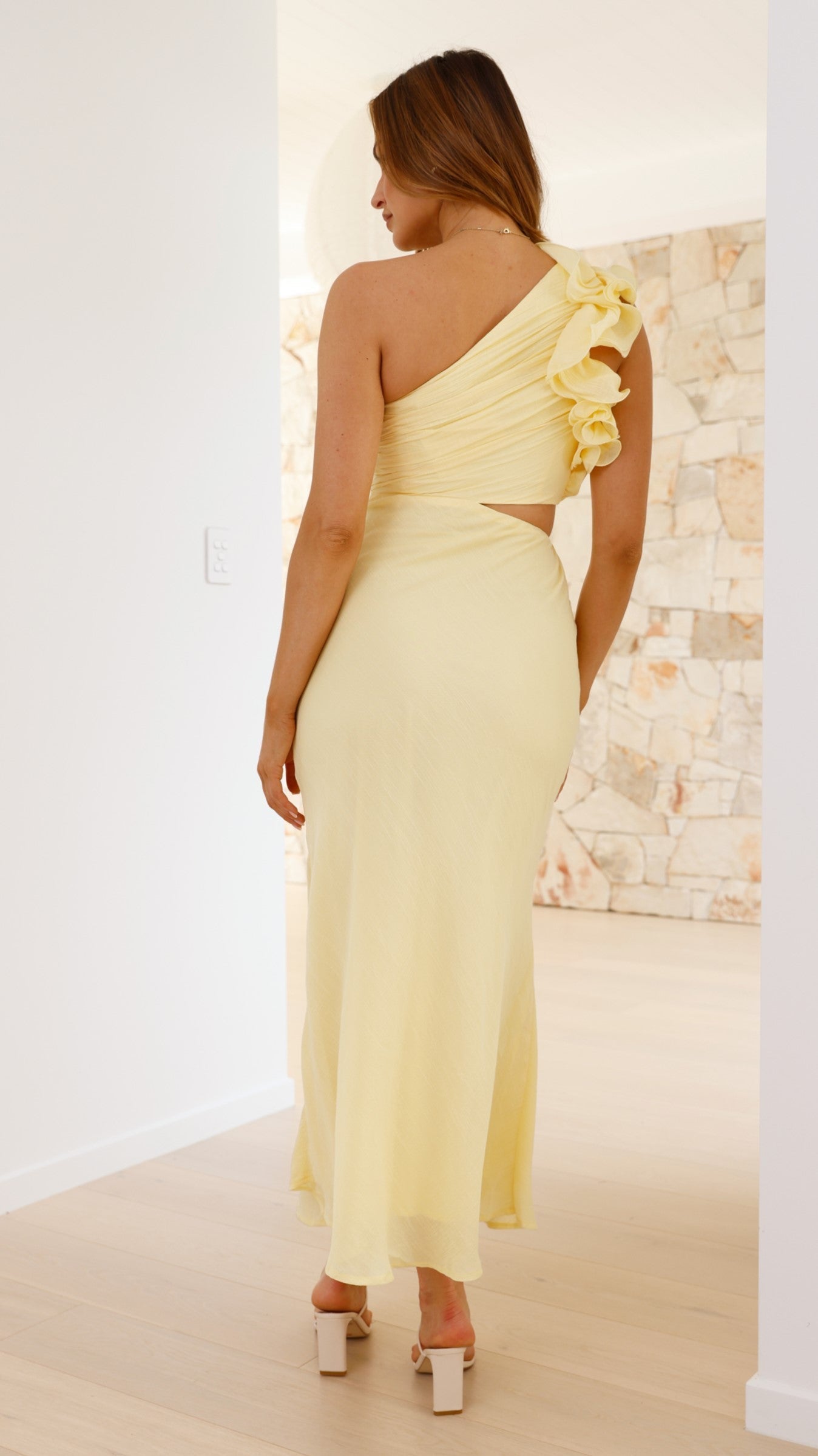Blaire | One-Shoulder Cutout Maxi Dress