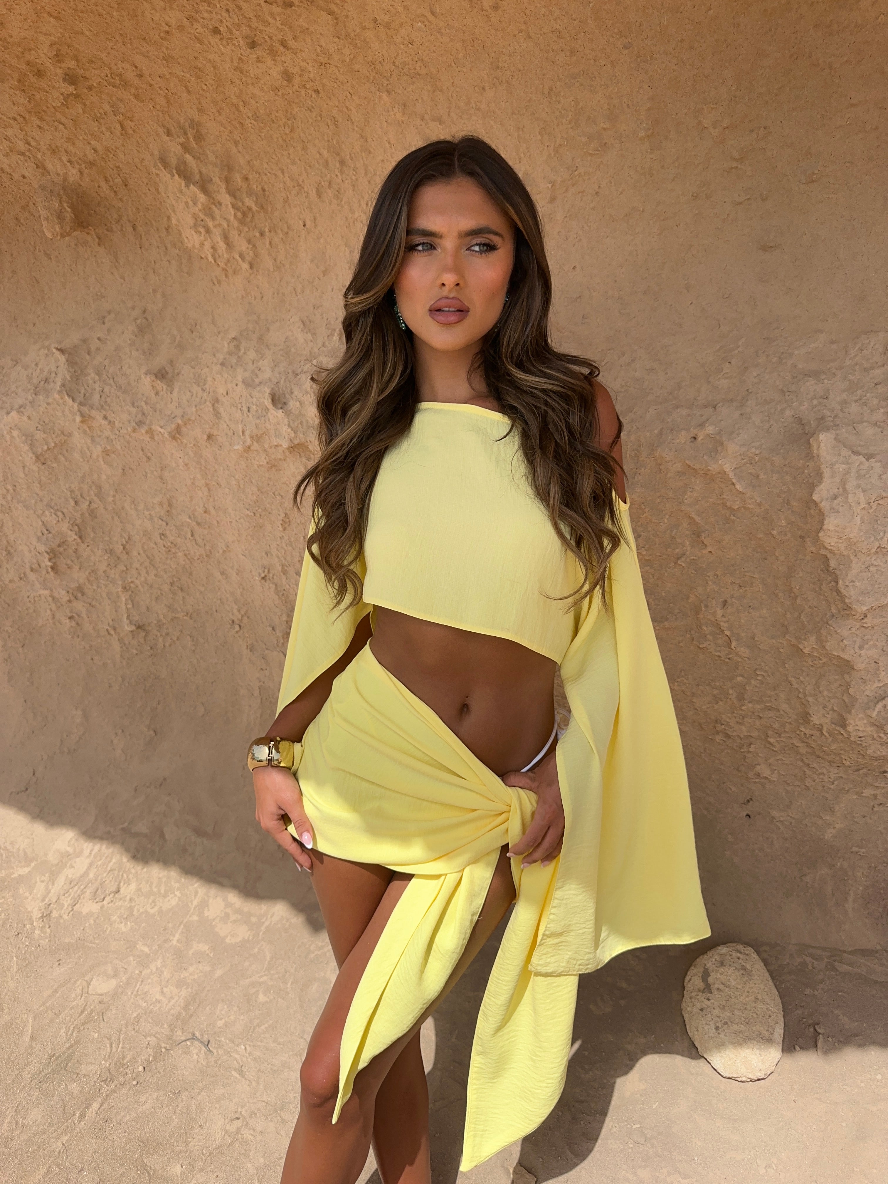 Samara | Lemon Sarong Set
