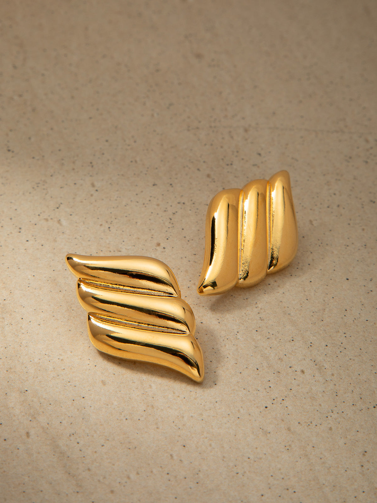 Aitana | Three Layer Wing Earrings