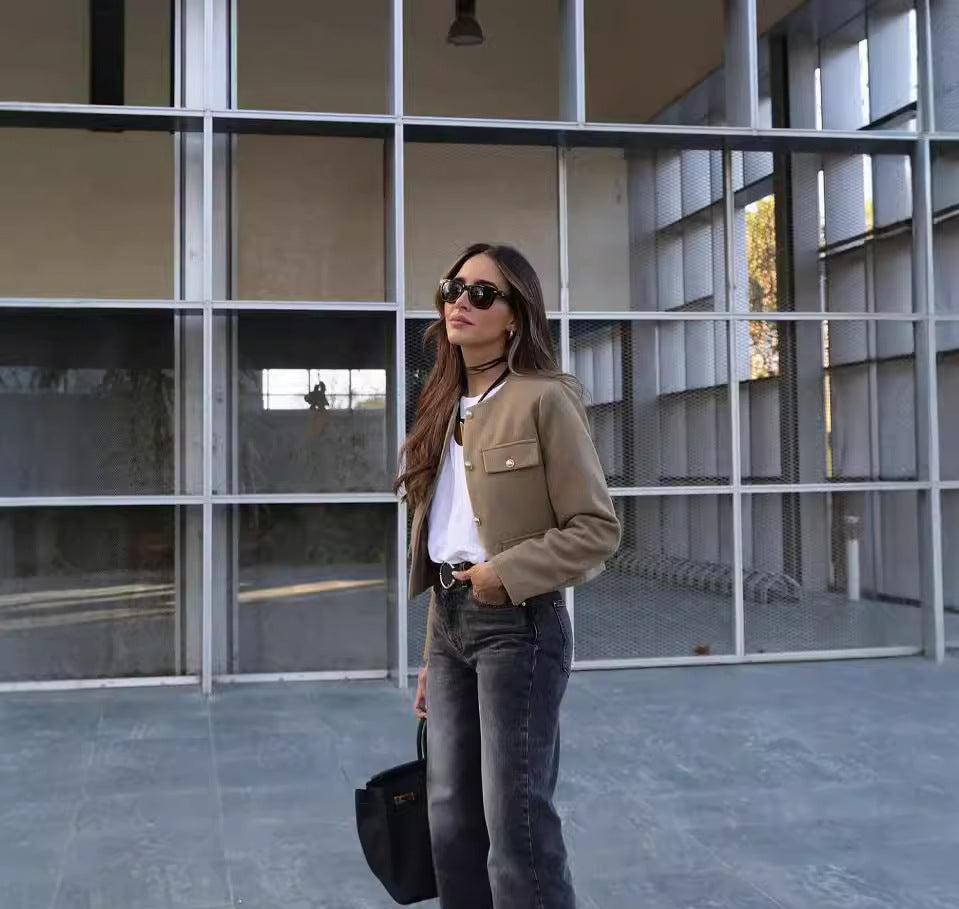 Megan | Vintage Cropped Jacket