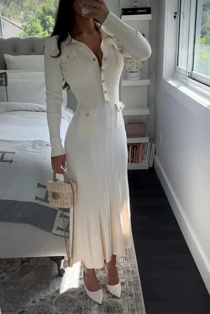 Matilda | Knitted Midi Dress