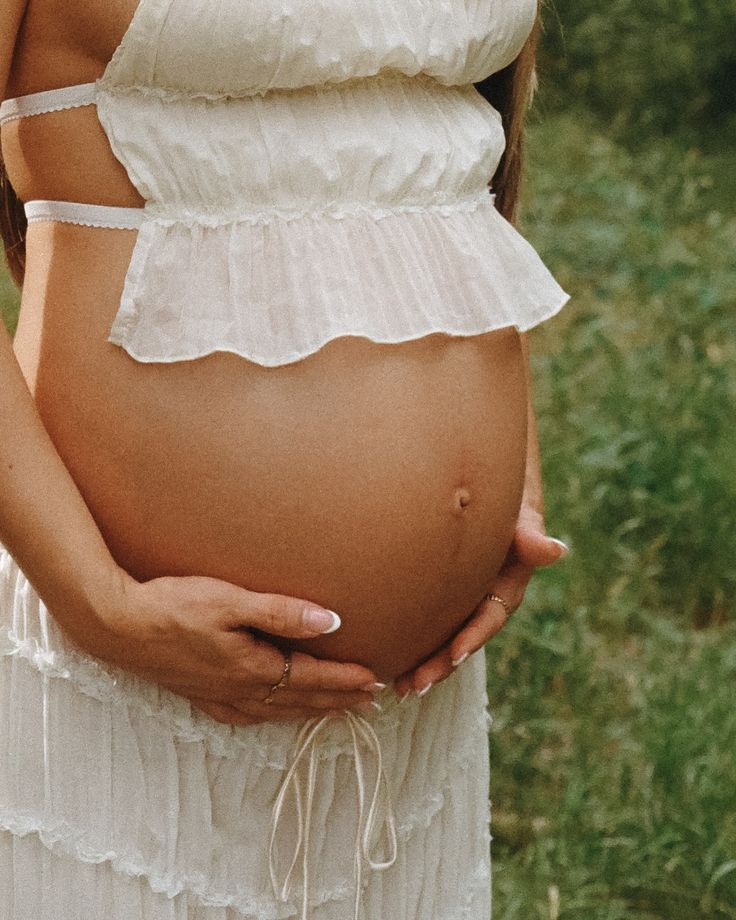 Beatrice | Maternity Bohemian Ruffle Set