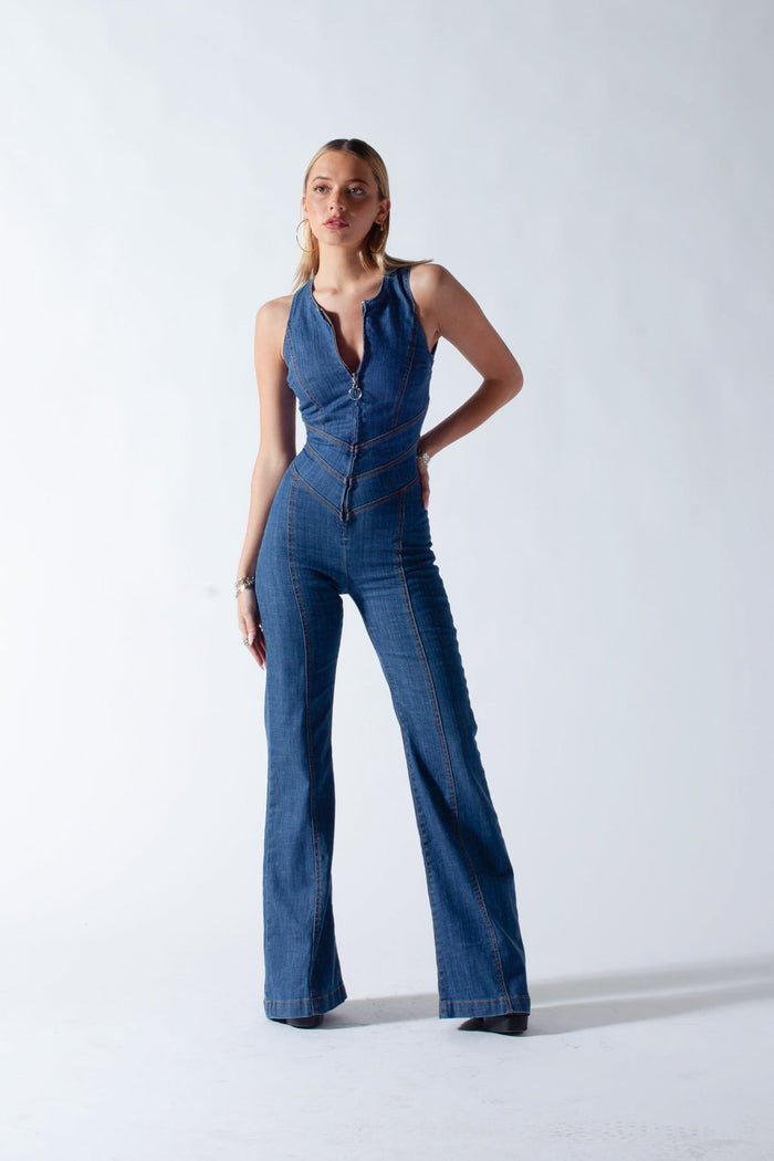 Daleyza | Denim Jumpsuit
