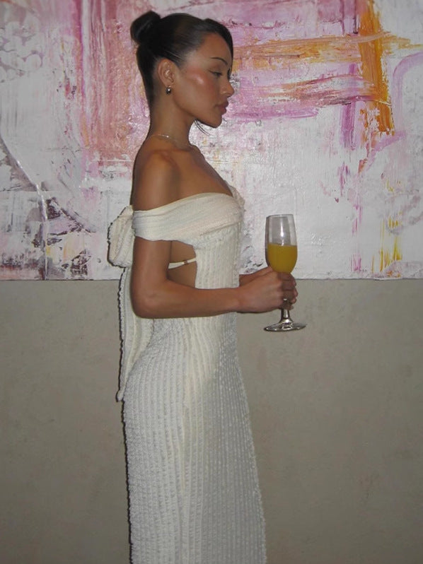 Althea | Elegant Backless Maxi Dress