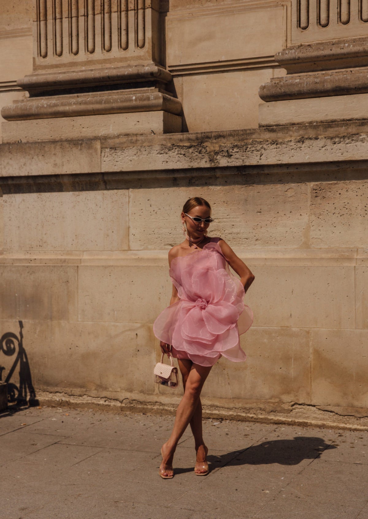 Bianca | Flower One Shoulder Mini Dress