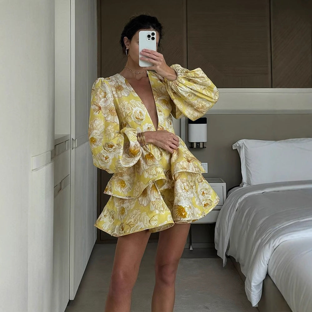 Amaya | Floral Ruffle Dress