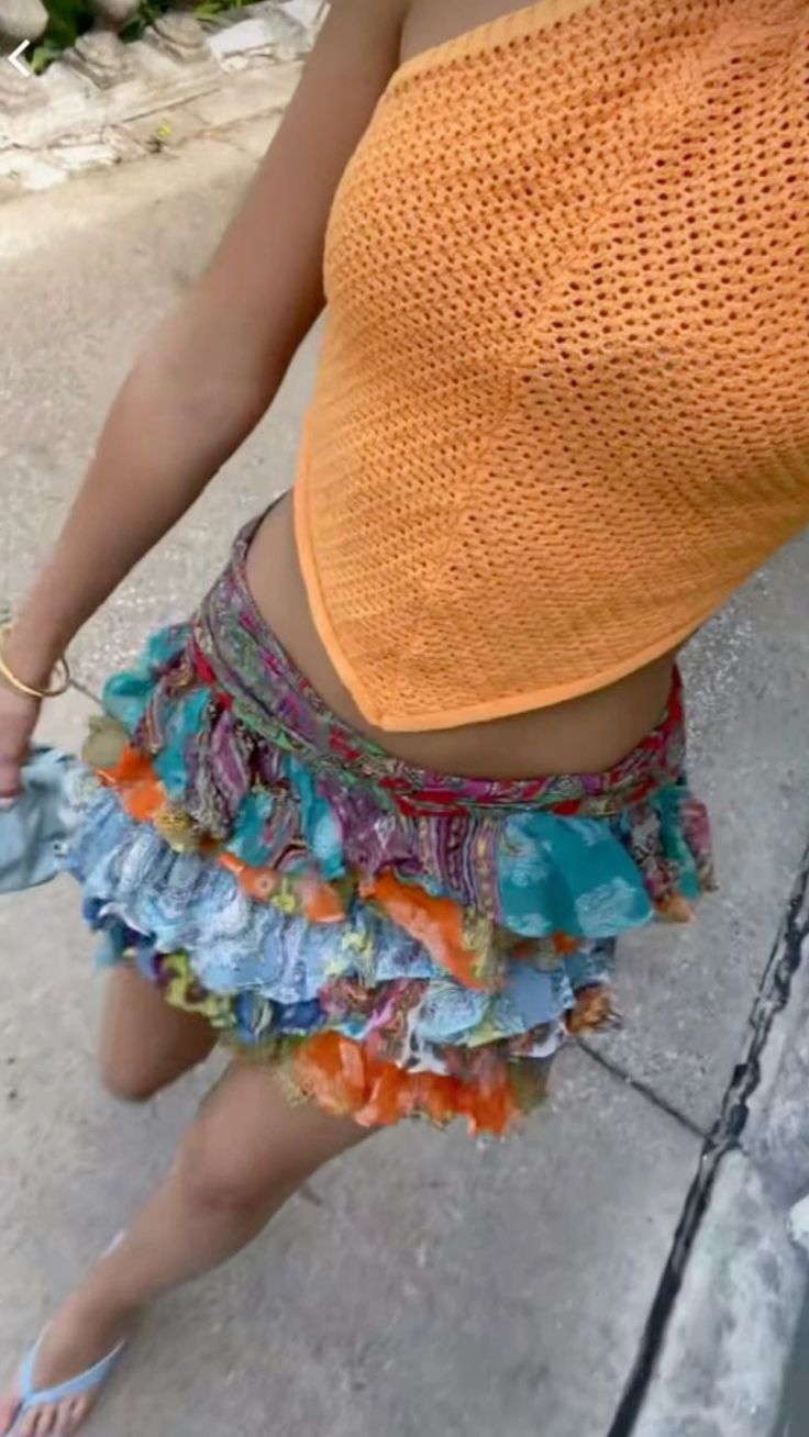 Tatum | Ruffle Mini Skirt