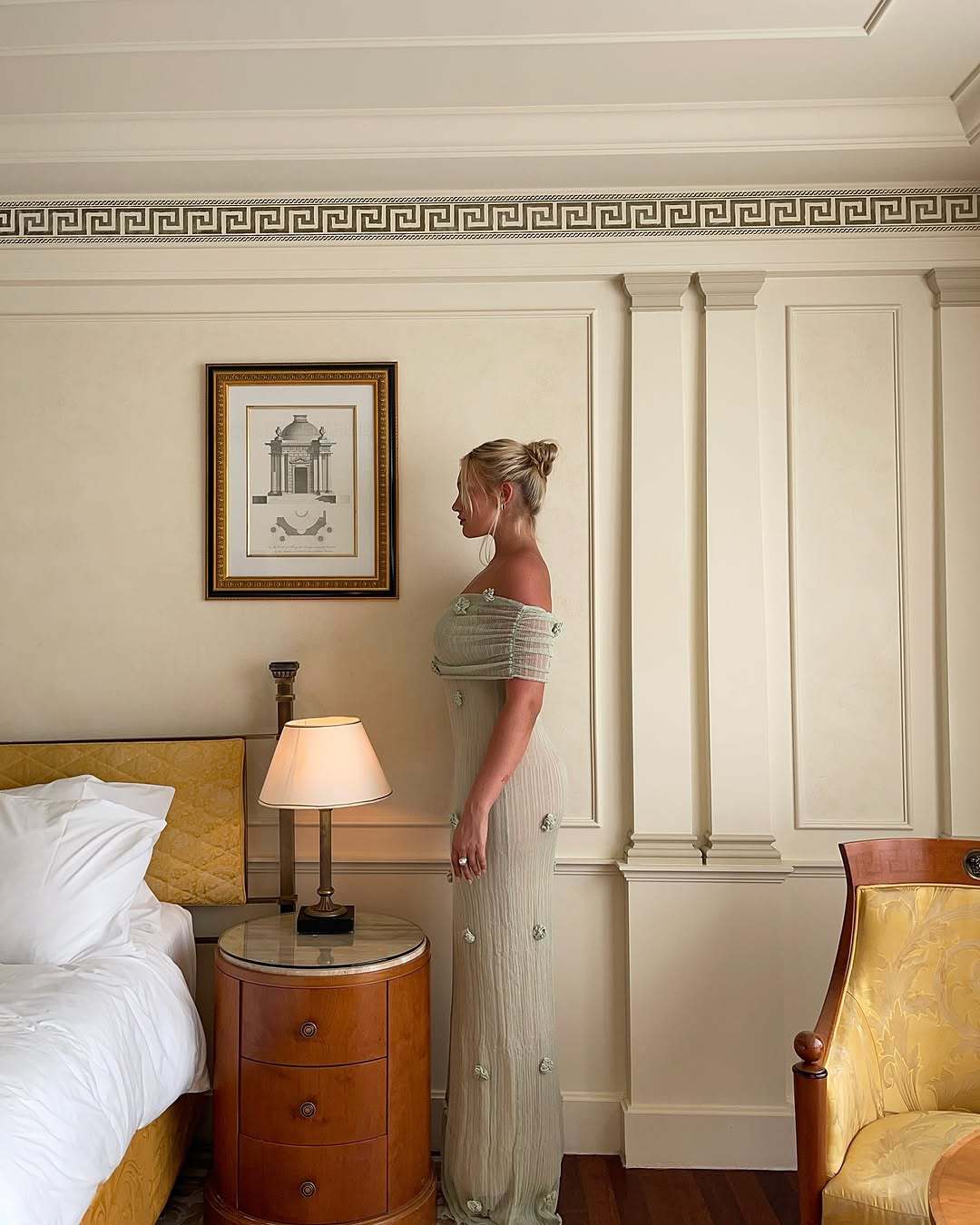 Luana | Maternity Off-Shoulder Maxi Dress