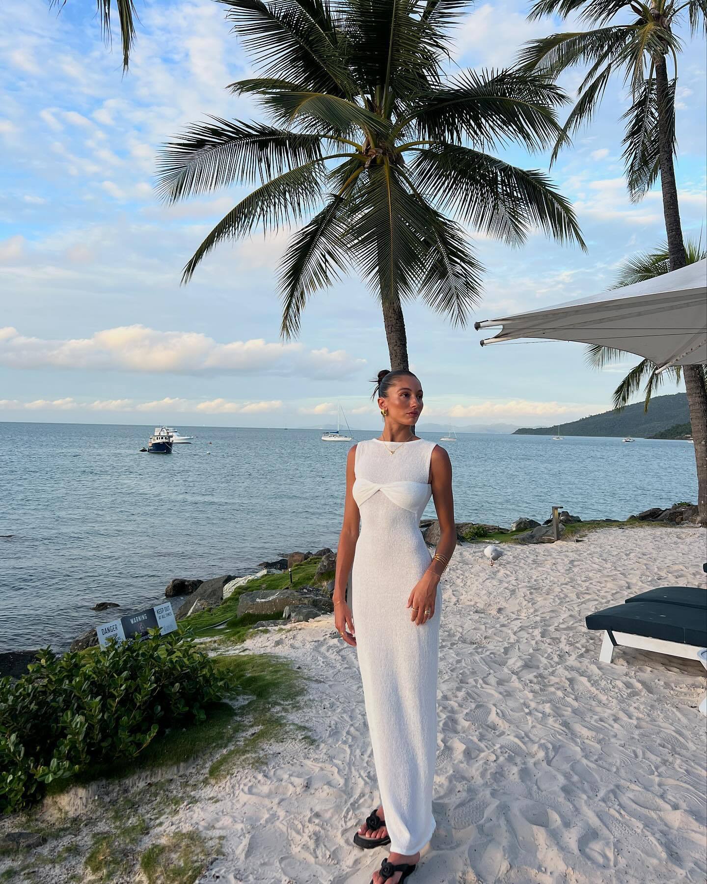 Mika | Round Neck Knitted Maxi Dress