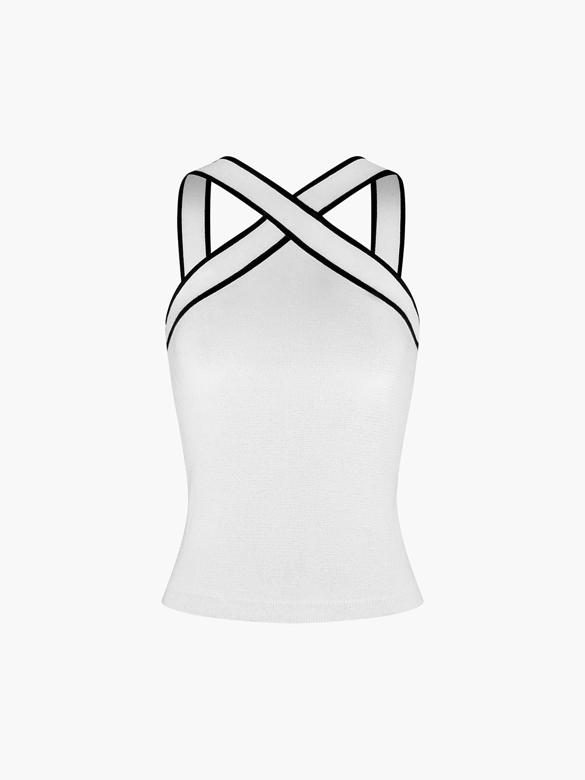 Hannah | Crossed Design Tank Top