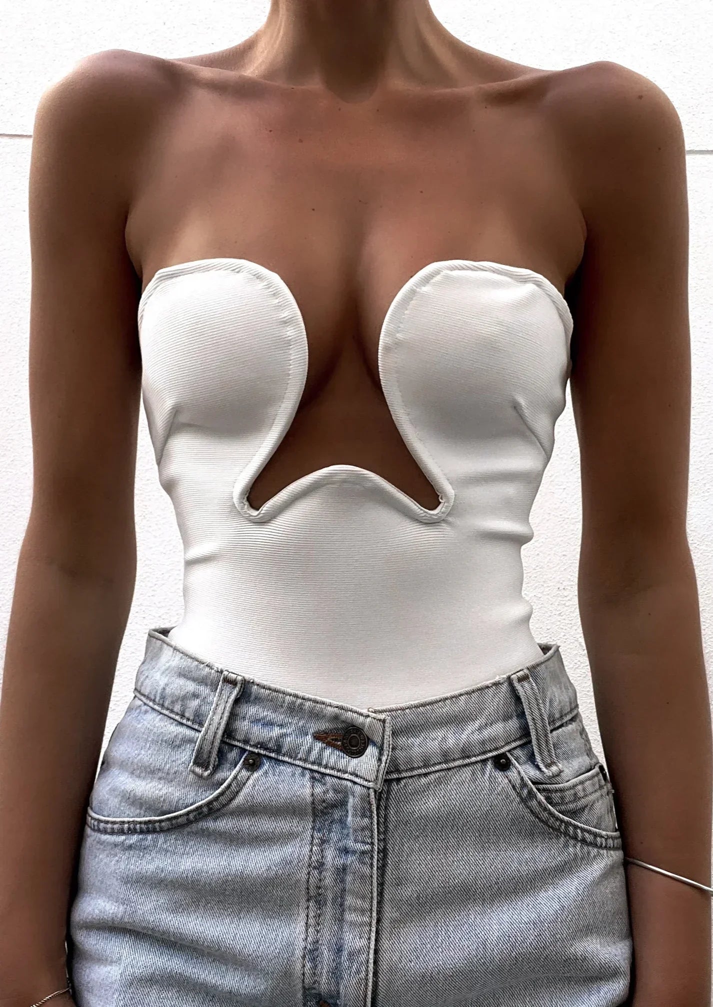 Rebecca | Strapless Bustier Top