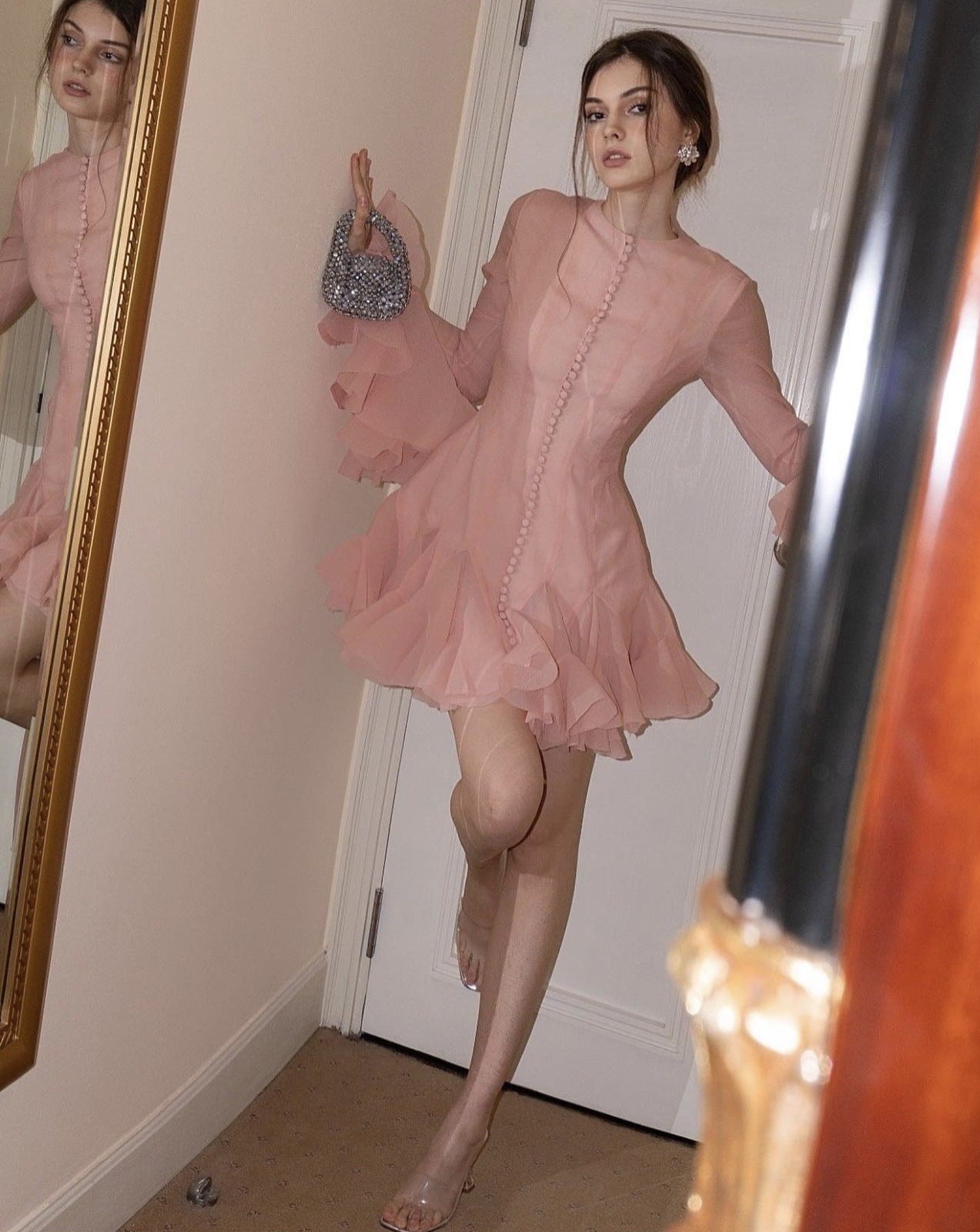 Vada | Blush Mini Dress