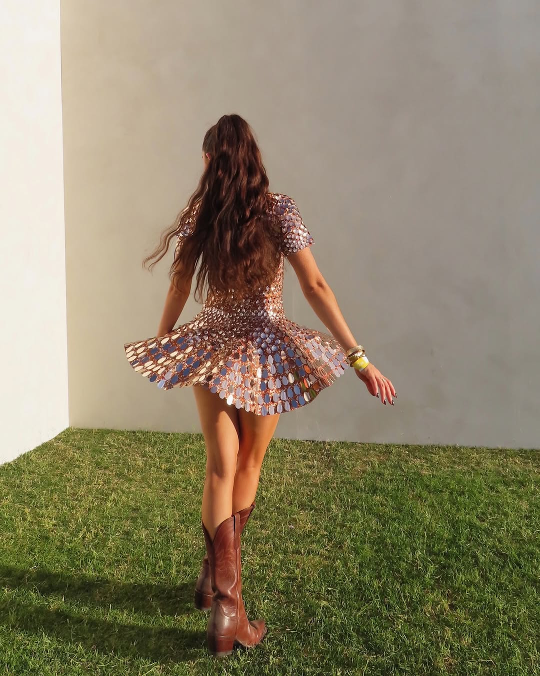 Monica | High Neck Mini Dress